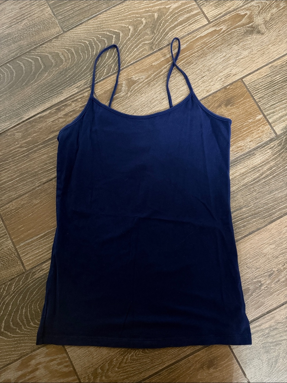 No Boundaries Navy Blue Spaghetti Strap Camisole - Large